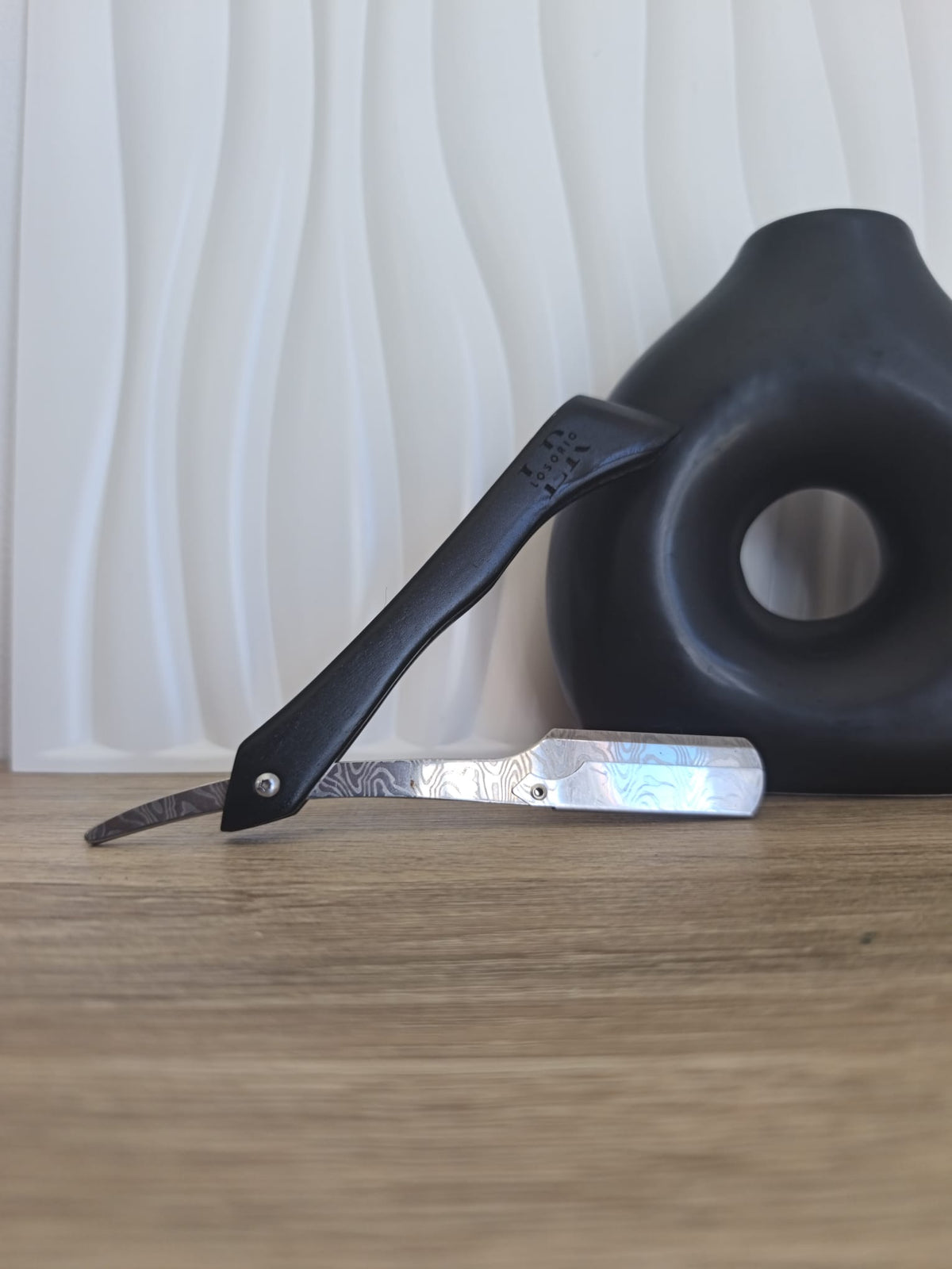 Shavette bois noir