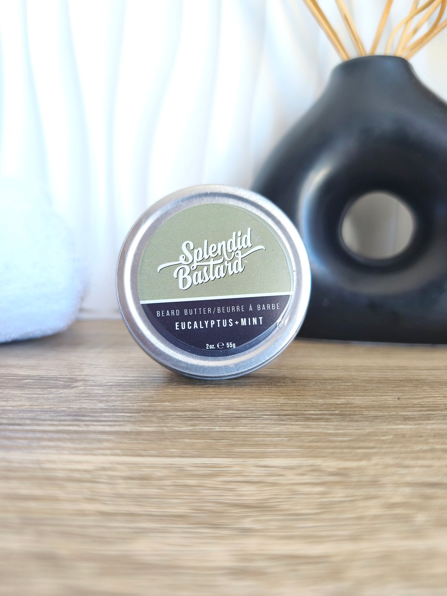 Baume à barbe Bois-eucalyptus menthe