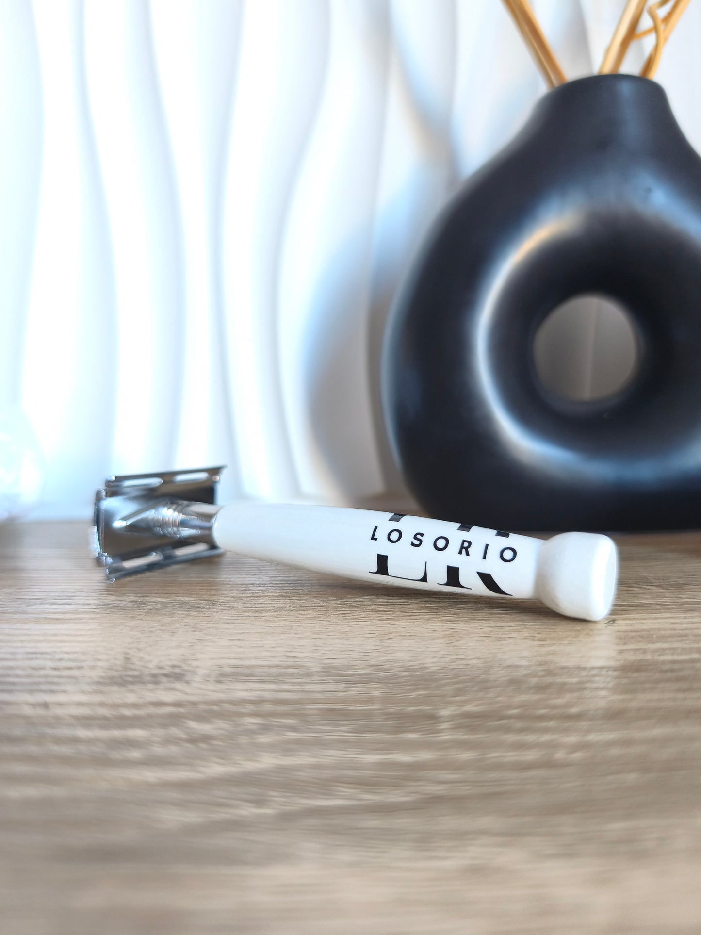 Rasoir de sureté blanc