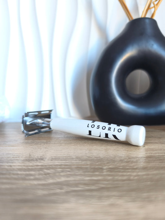 Rasoir de sureté blanc