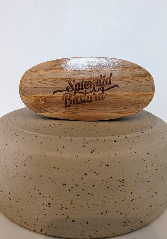 Brosse à barbe en poils de sangliers naturelle