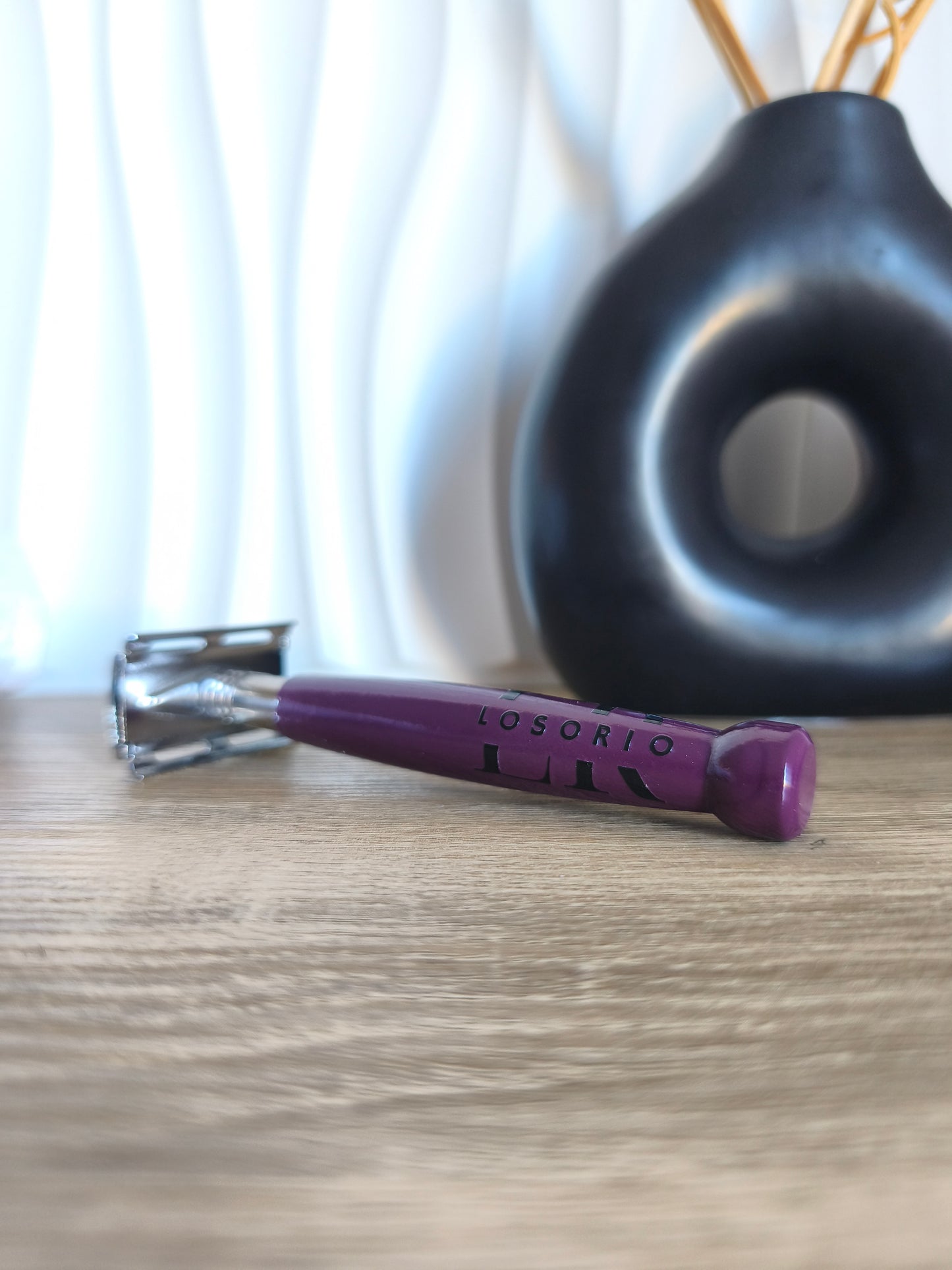 Rasoir de sureté purpre