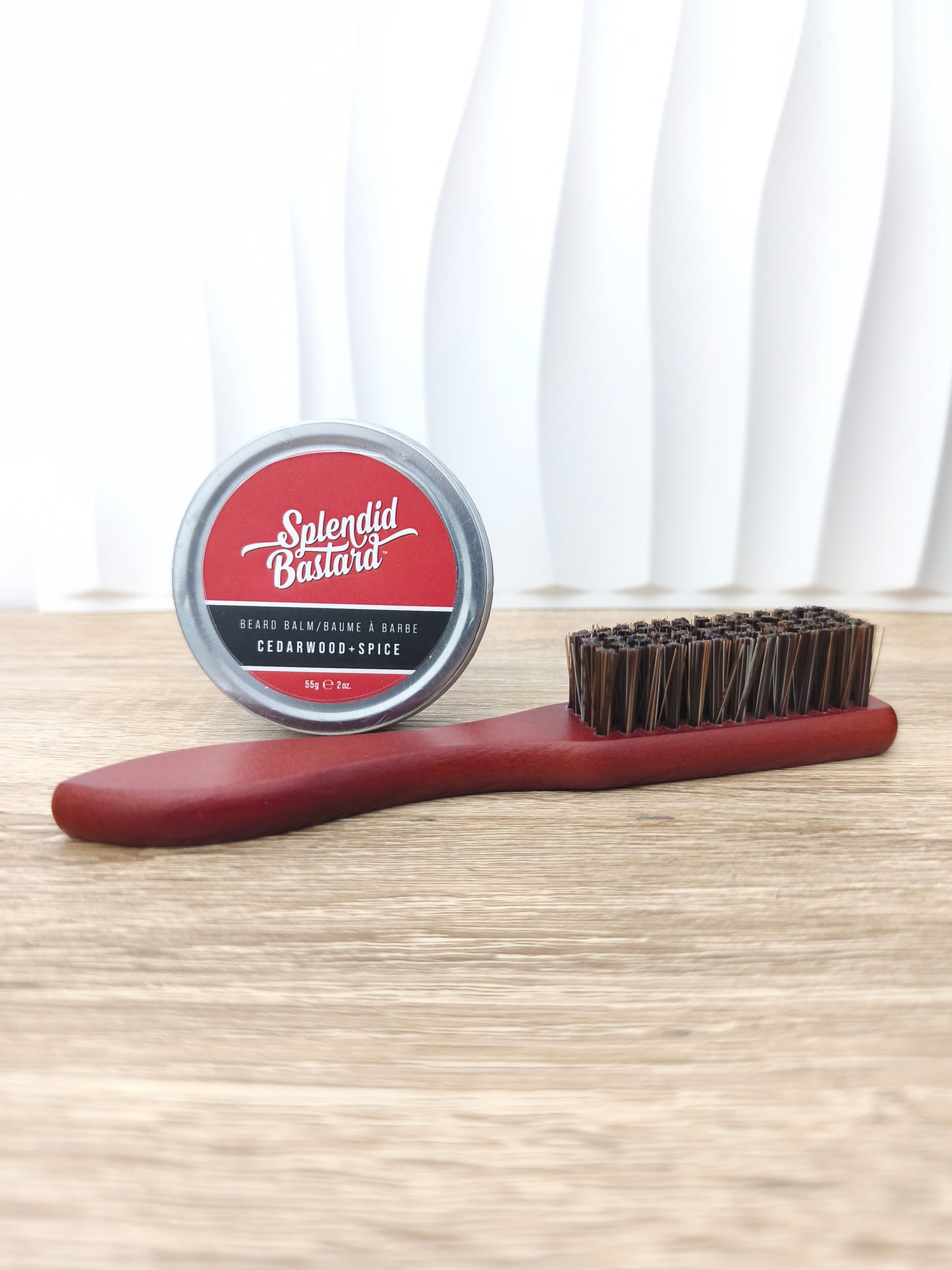 Coffret Barbe Losorio – Brosse en Nylon & Baume Splendid Bastard