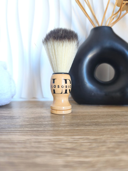 Blaireau en bois massif bague noire